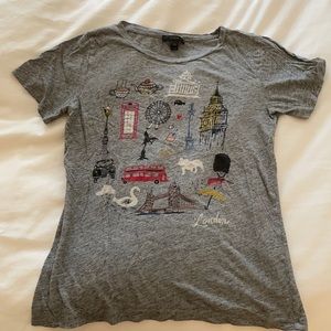 J.Crew London graphic tee